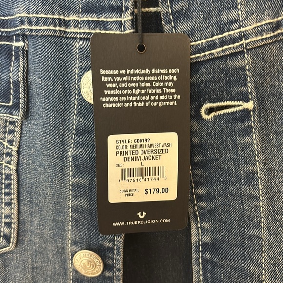 True Religion Printed Denim Jacket - Picture 5 of 6